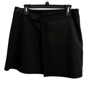 Zara Women's Black Skirt with Buckle Detail